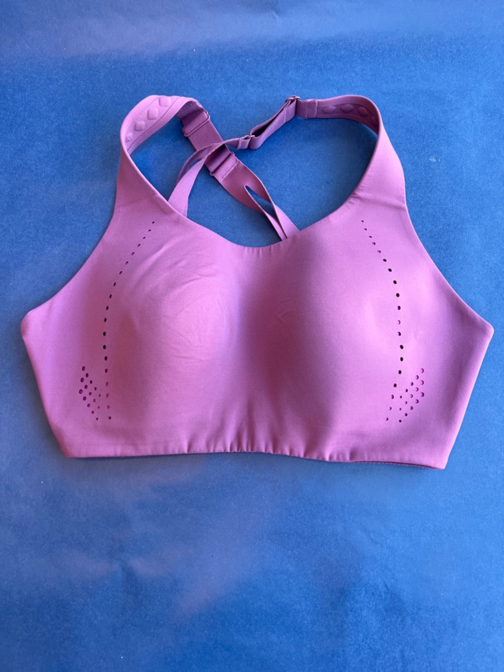 lululemon mauve pink Air Support high-support sports bra 34DD euc price firm